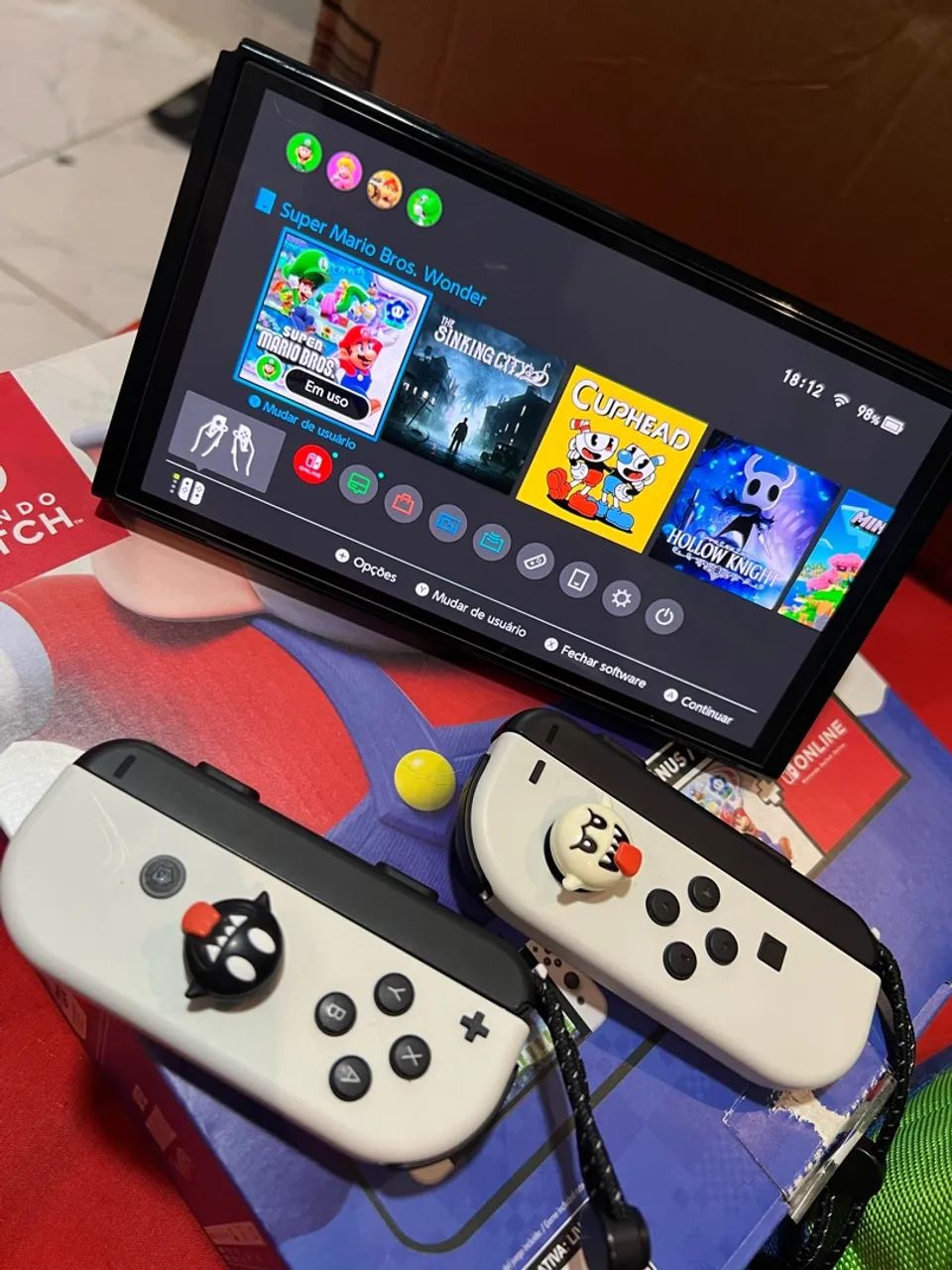 NINTENDO SWITCH OLED + ACESSÓRIOS  - Foto 3