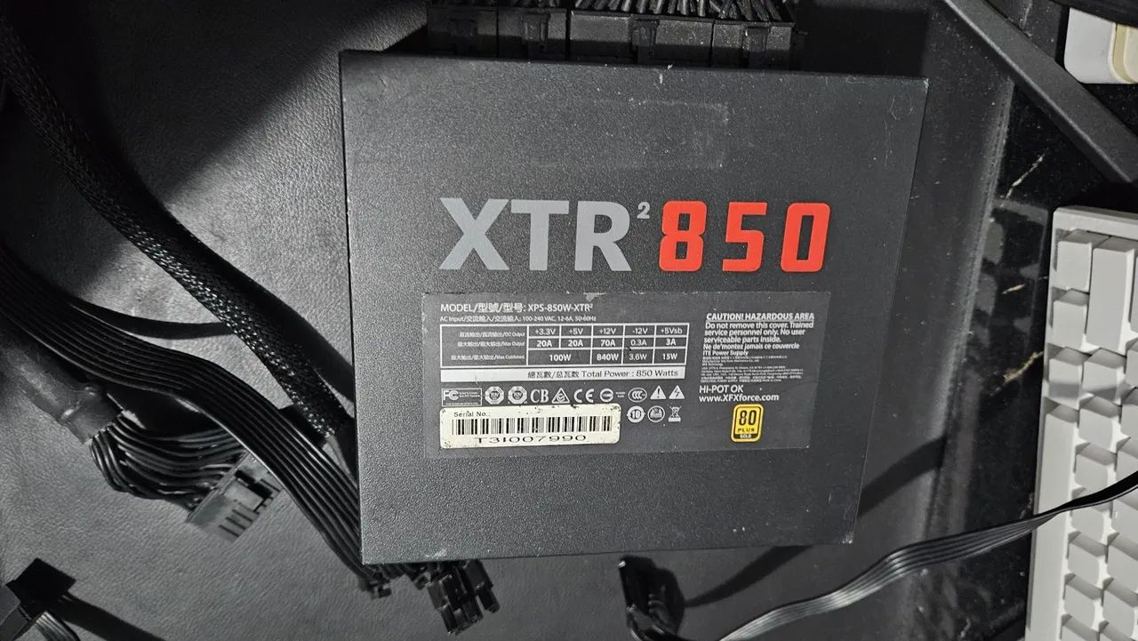 FONTE XFX 850W FULL MODULAR  - Foto 2