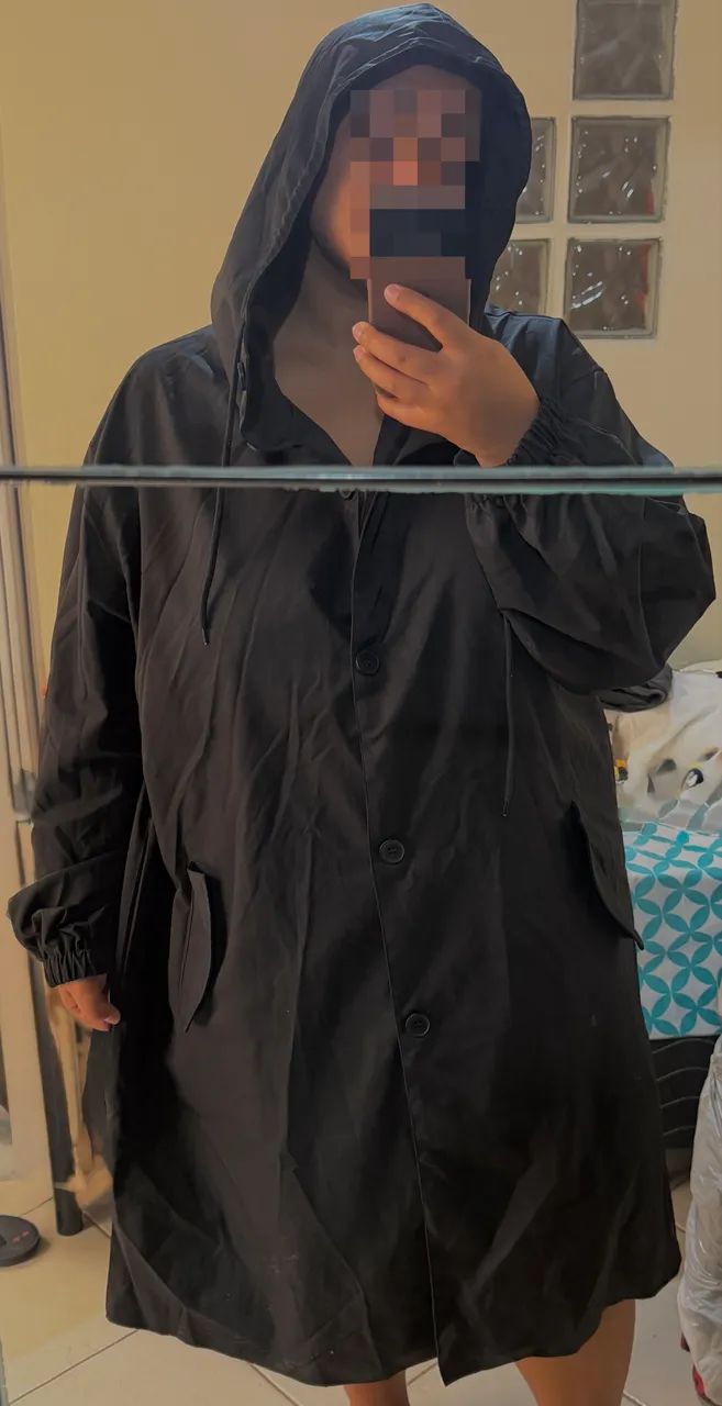 Gabardine preto plus size  - Foto 2