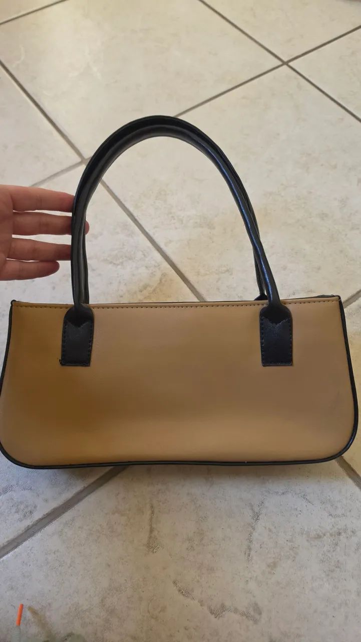 Bolsa Bege couro  - Foto 2