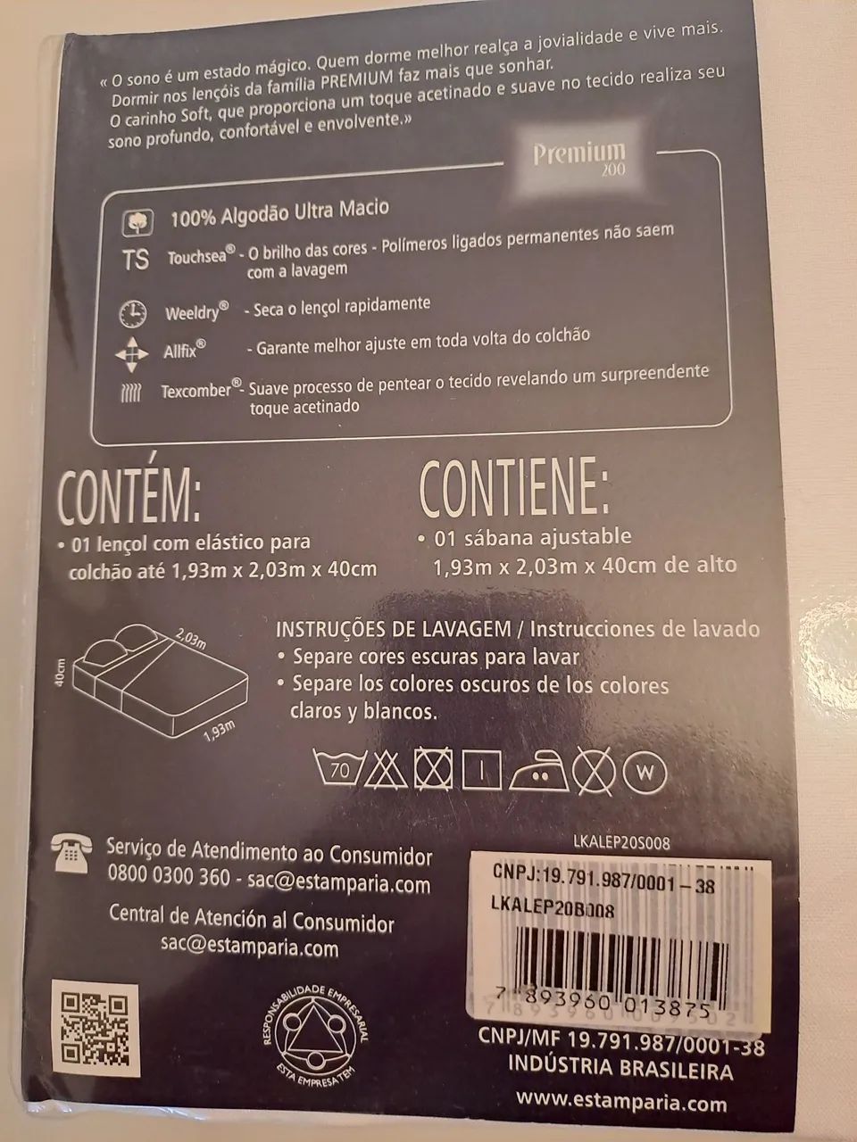 Lençol avulso King com elástico.  - Foto 3