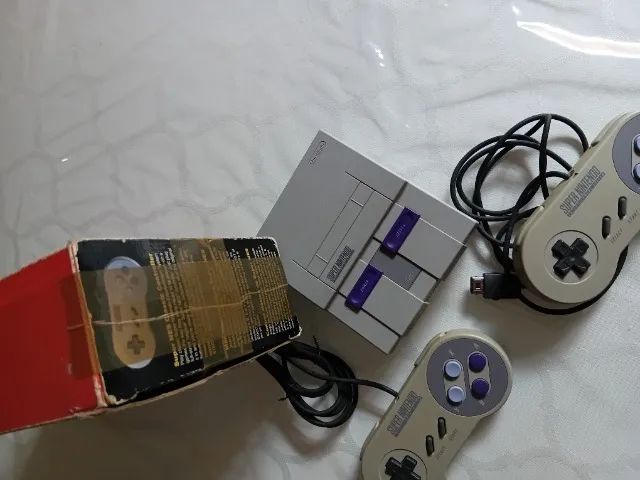 Mini super nintendo original na caixa ( envio olx ) - Foto 4
