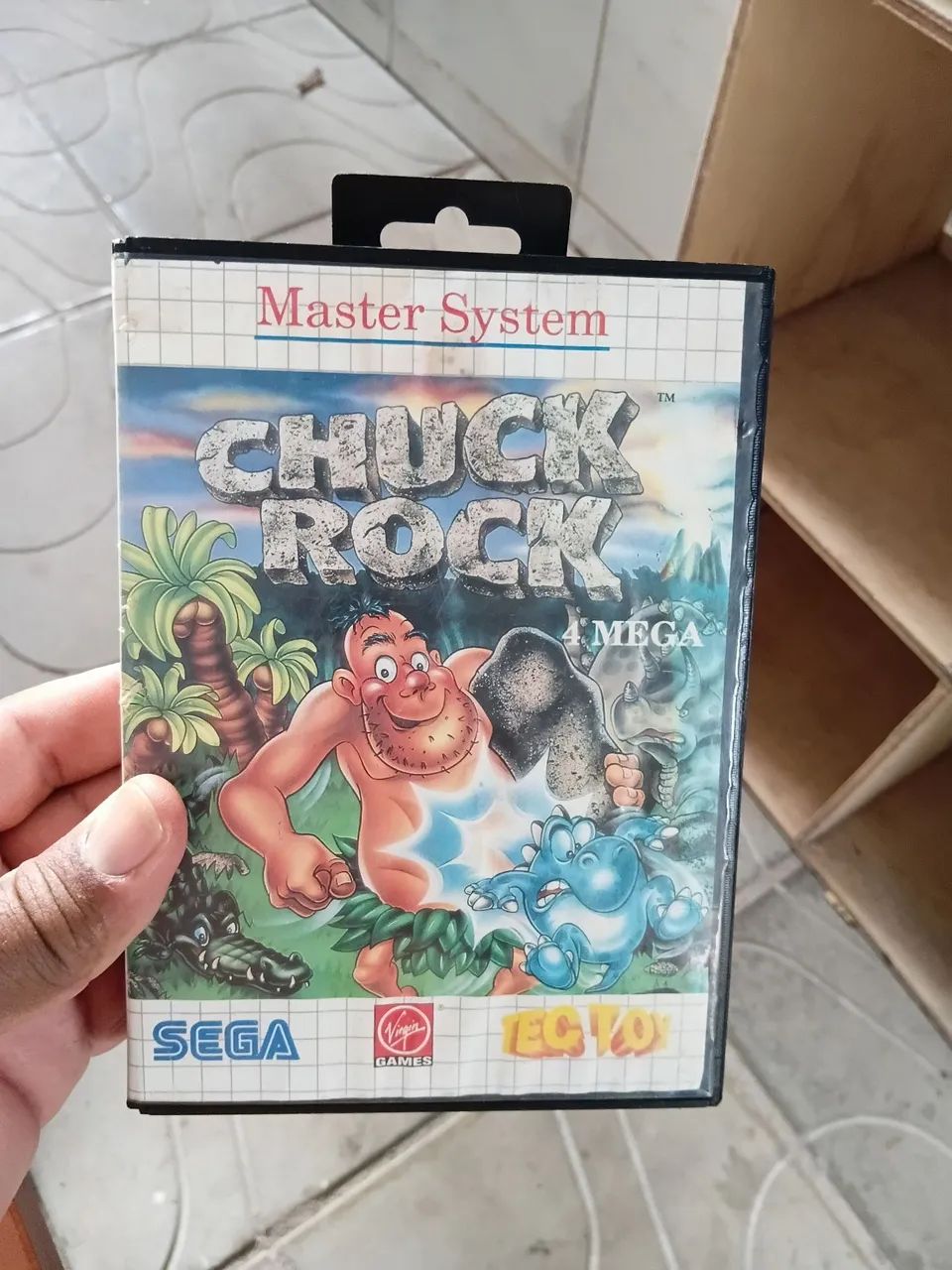 Jogo Master System Chuck Rock - Foto 2