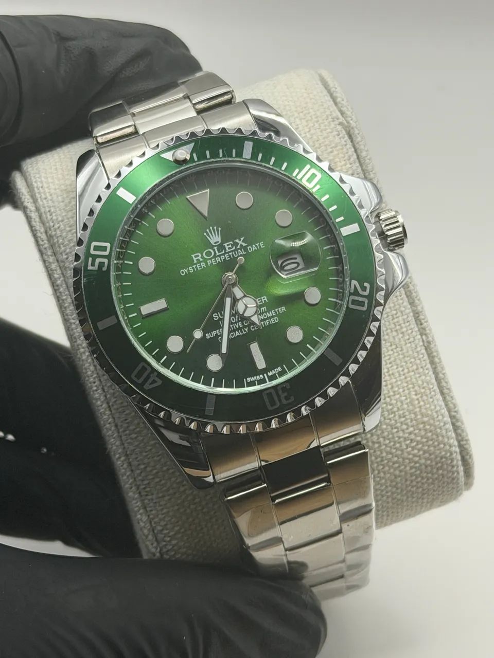 Relógio Masculino Submariner Verde - Quartzo - Bezel Giratório 
