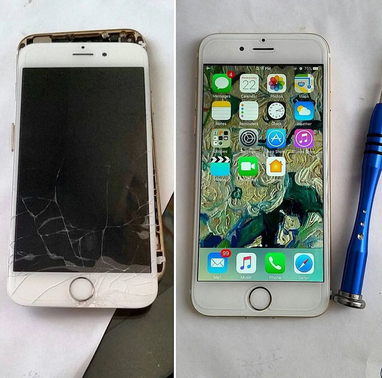 Serviço de troca de tela (LCD) de iPhone , Samsung, Oppo, Xiaomi, e mais!