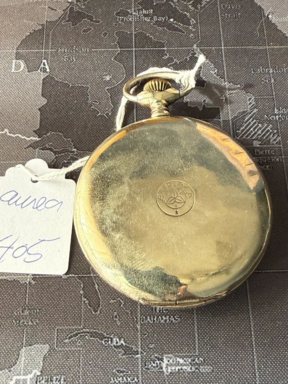 Relógio Áurea de bolso antigo funcionando  - Foto 3
