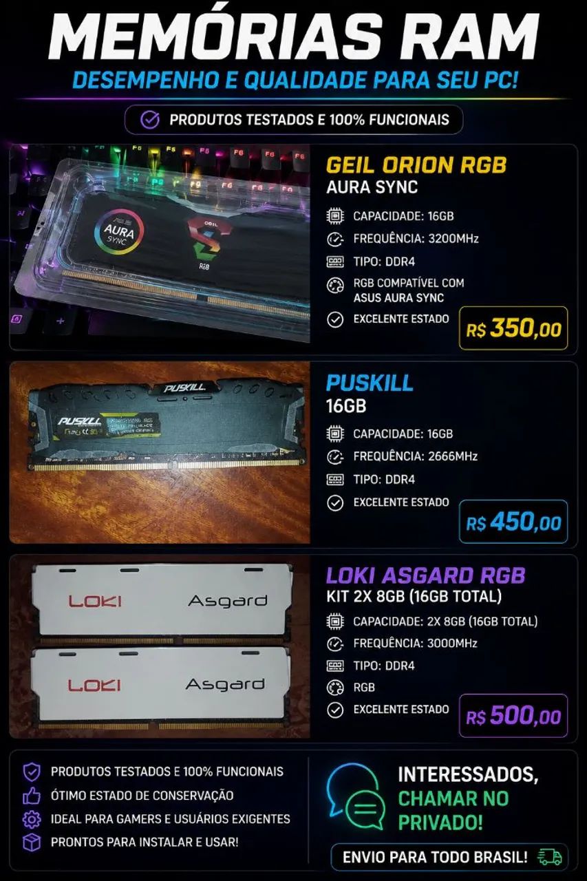 Memória DDR4 
