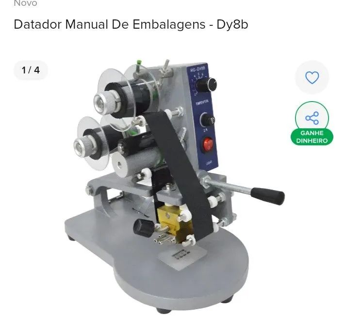 Datador manual com fitas novas 