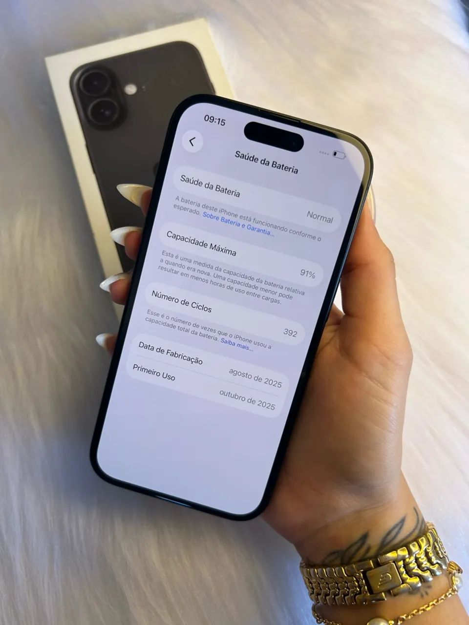 iPhone 16 128GB Branco  - Foto 2