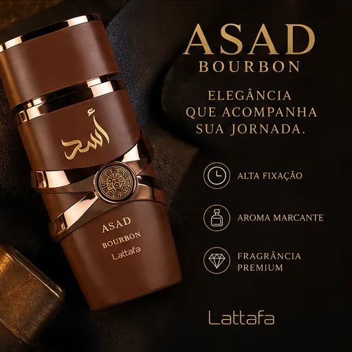 Perfume Assad Bourbon- Eau de Parfum 100% Original- Elegante e Luxuoso  - Foto 3