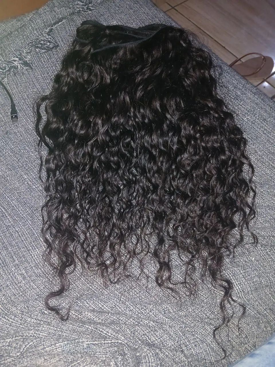 Vendo cabelo humano cacheado 50 cm 250 gramas  - Foto 5