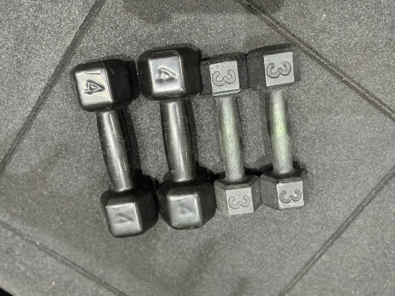 Kit halteres 3kg e 4 kg