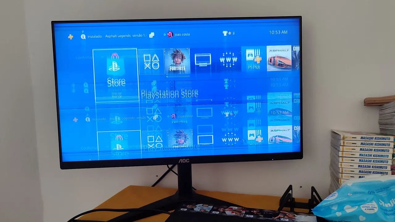 Monitor com defeito 