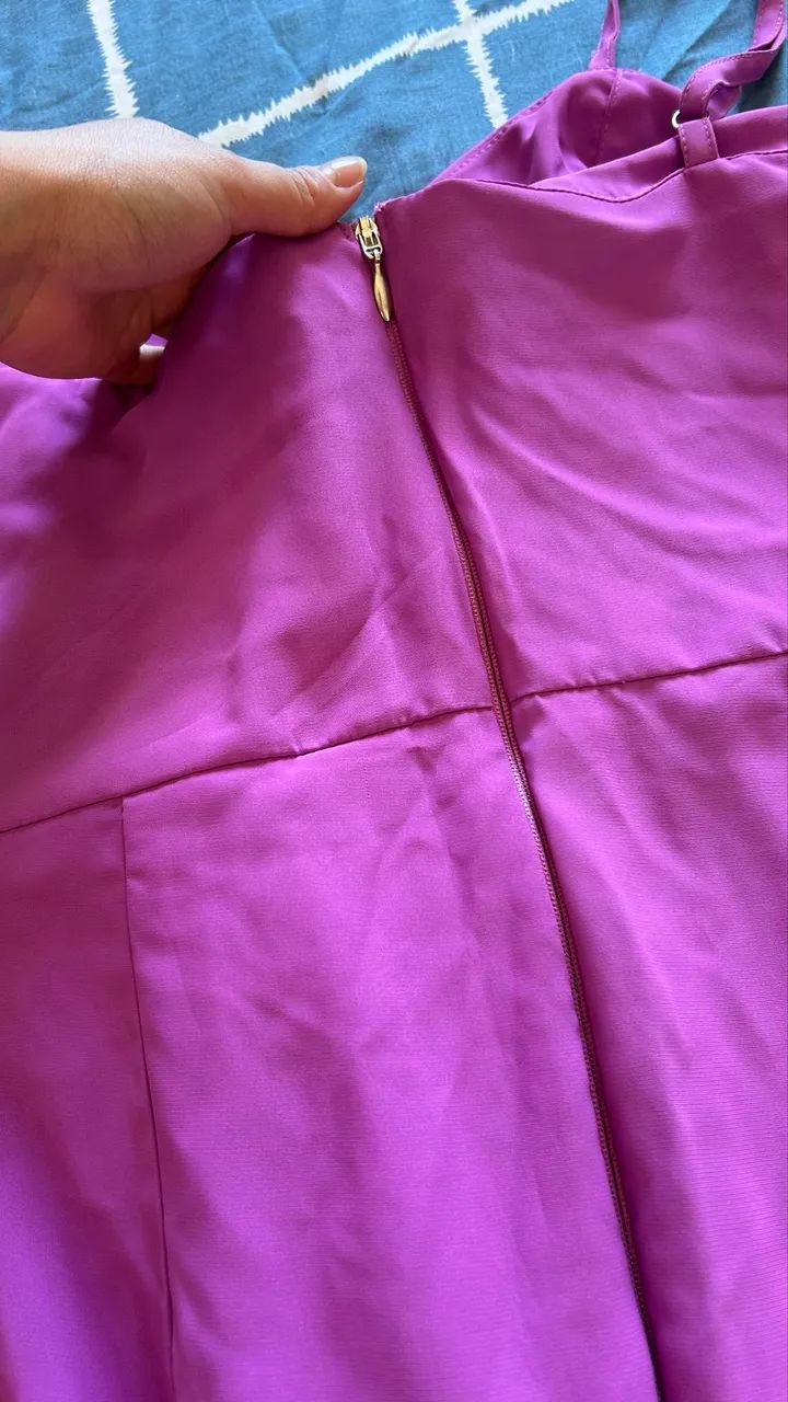 Vestido roxo de festa  - Foto 4