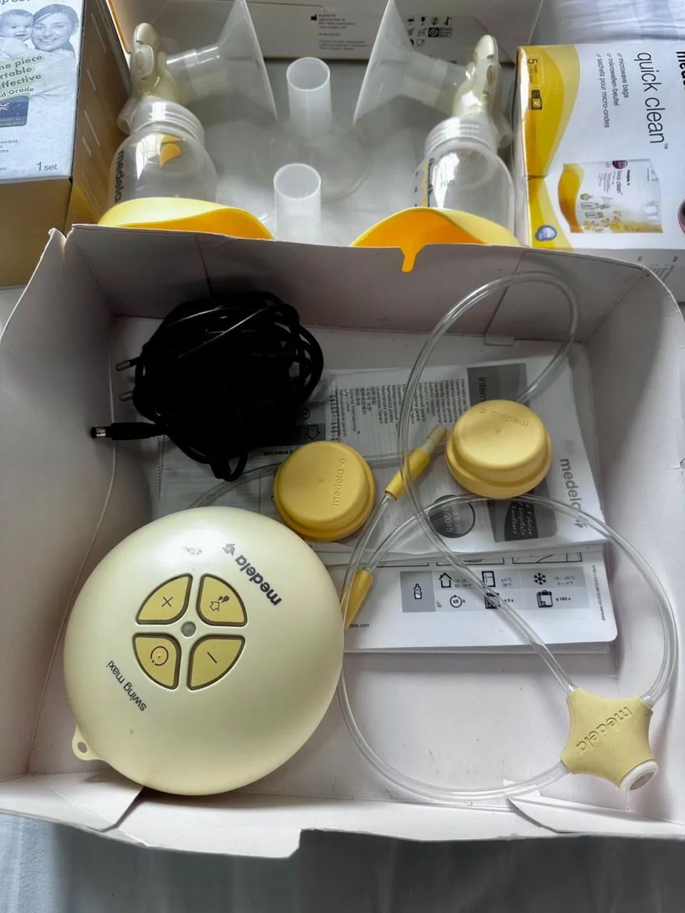 Vendo Kit Bomba Extratora Medela Dupla - Foto 3