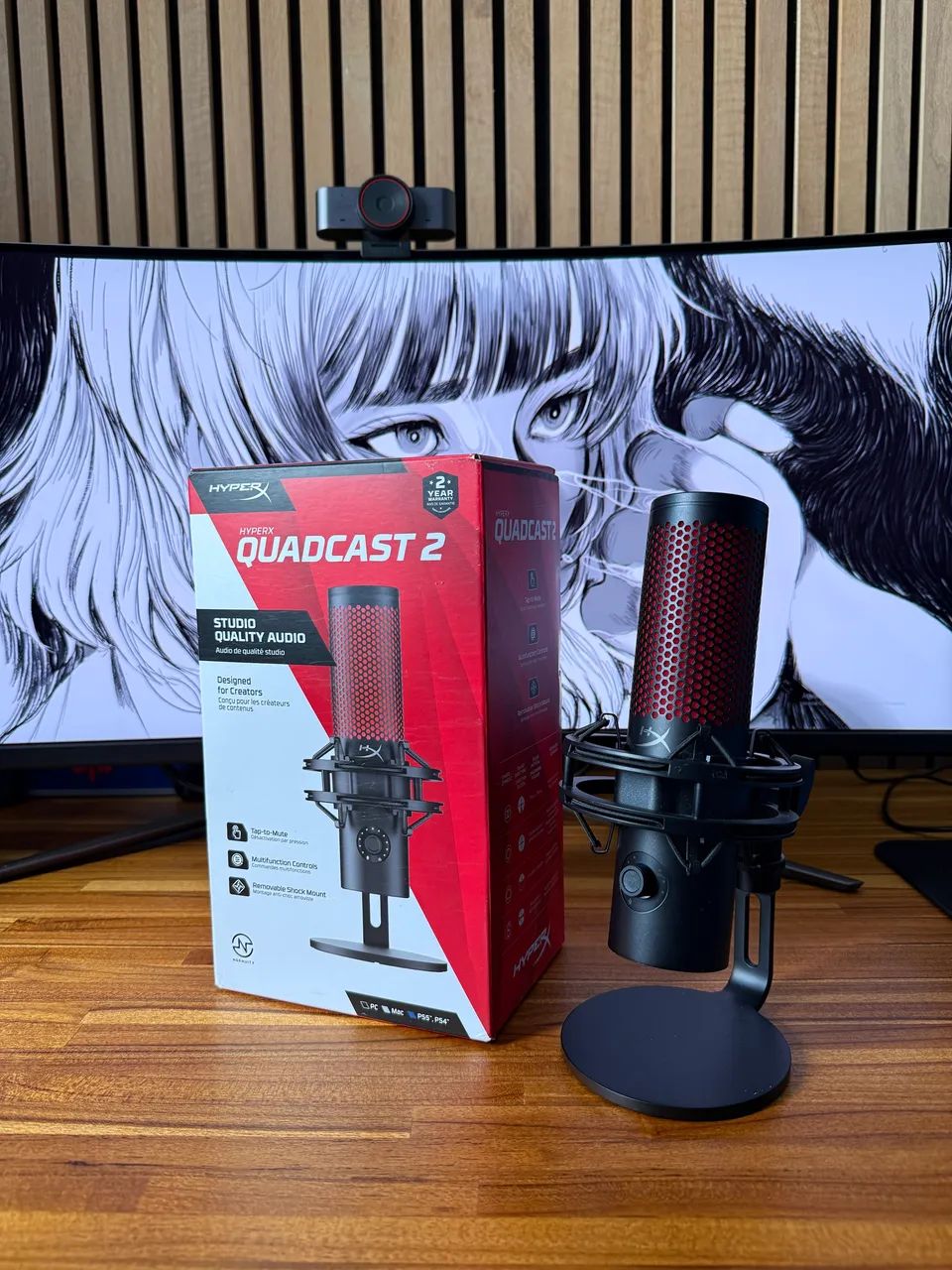 Microfone Quad Cast 2 Hyper X