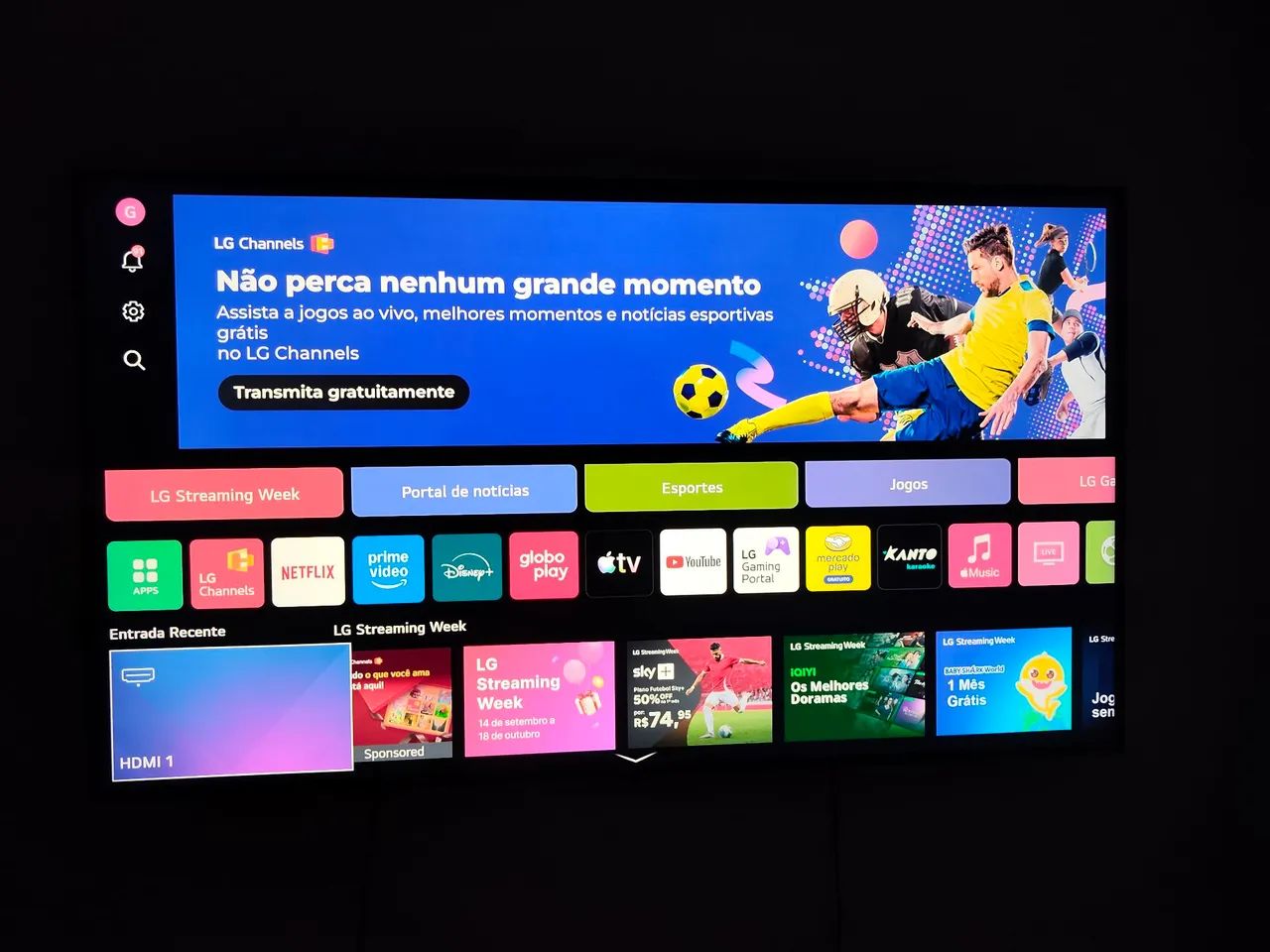 Smartv LG 4k Ultra 55 polegadas Nanotv  - Foto 2