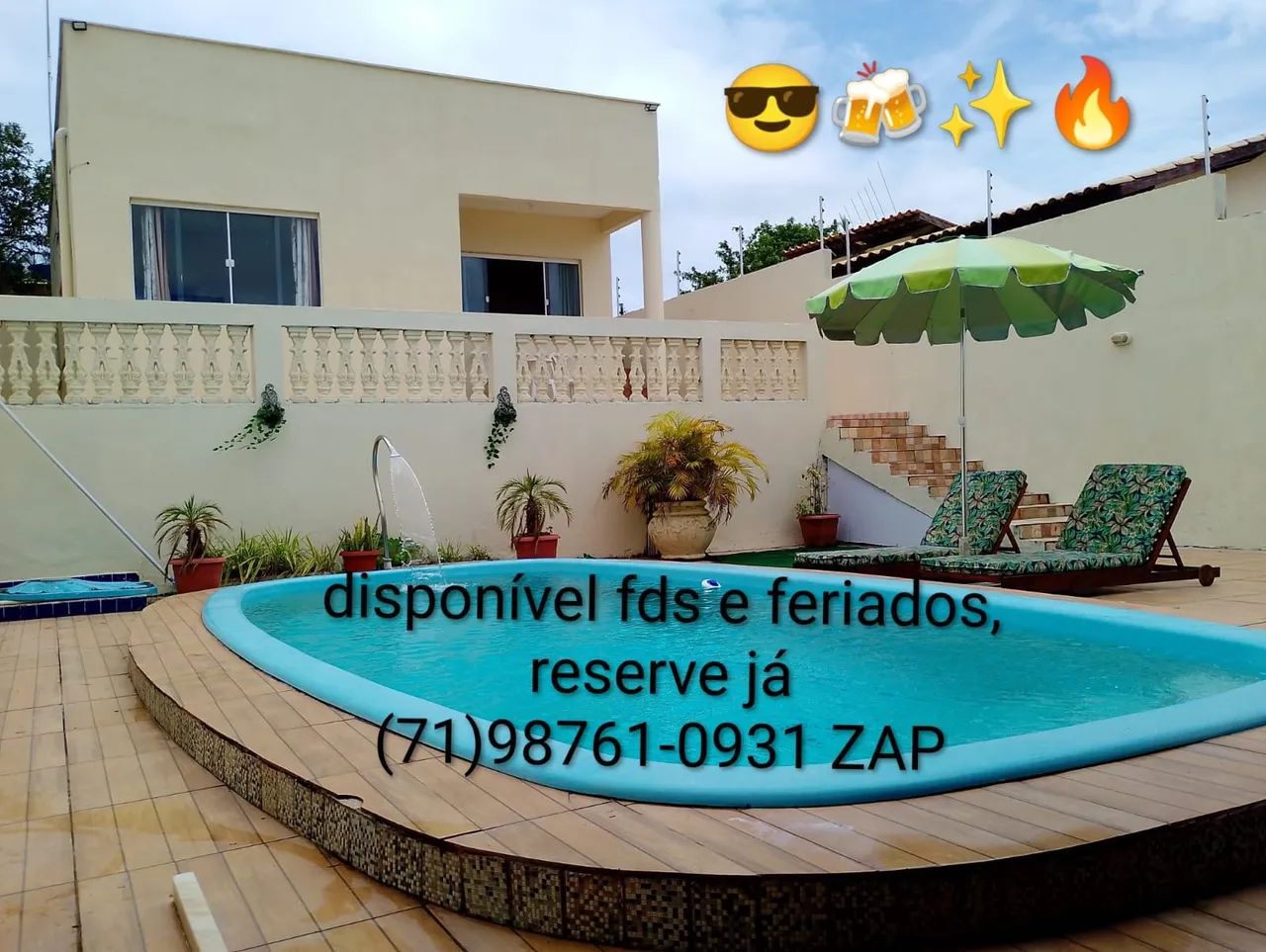 Casa 4/4 aluguel veraneio barra do Jacuípe 