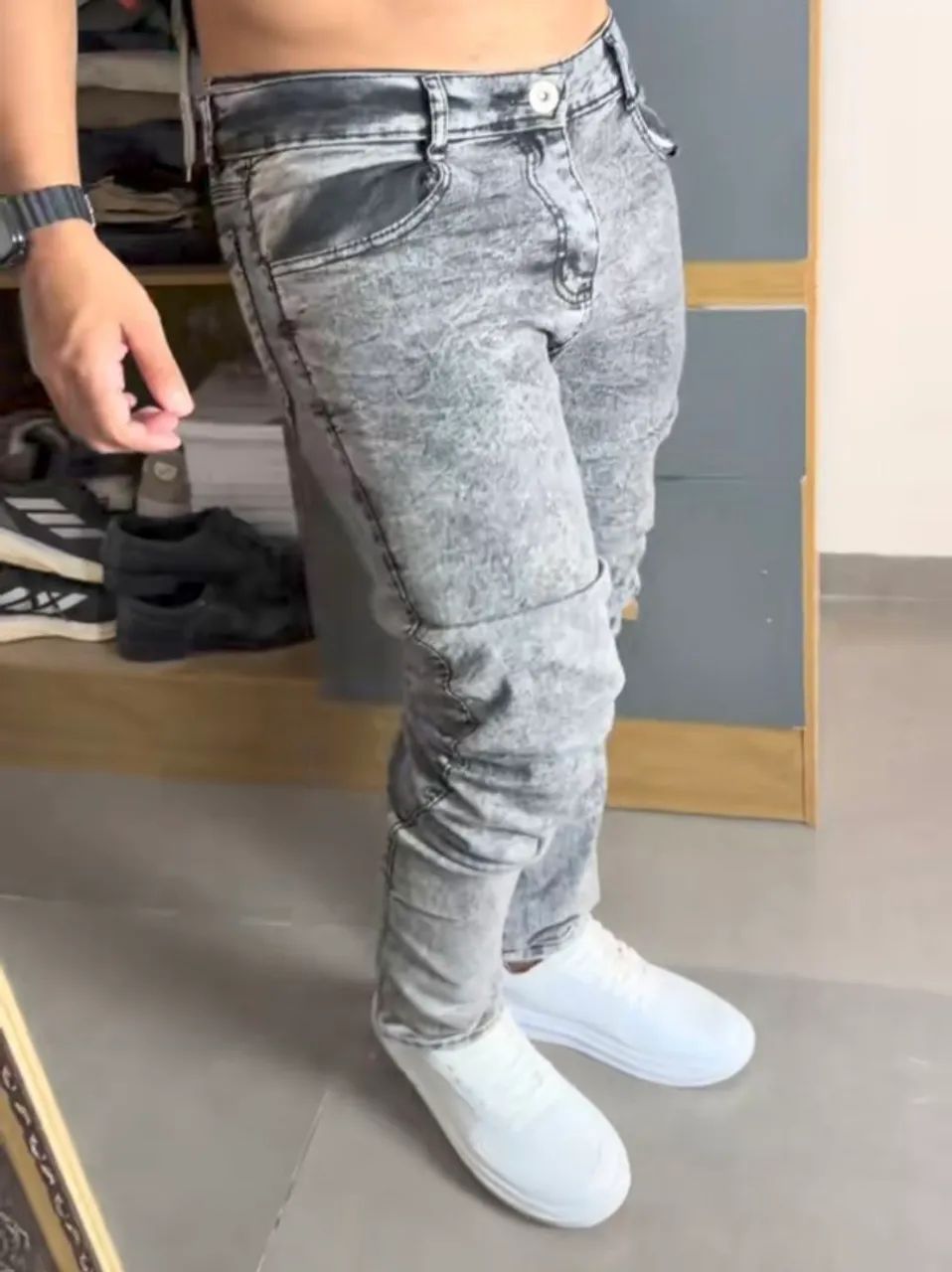 4 Calças Jeans Premium N°46