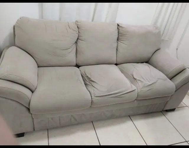 Vendo sofá 2 e 3 Lugares contato *57 - Foto 2