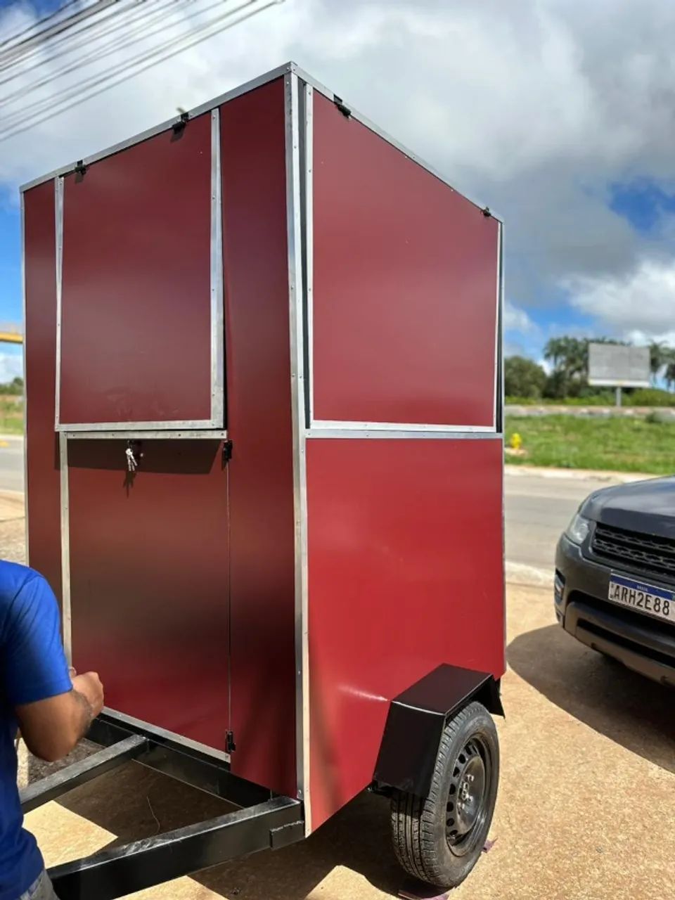 Carrinho de Crepe Compacto - Ideal para Delivery  6/1/9/19/7-28/47