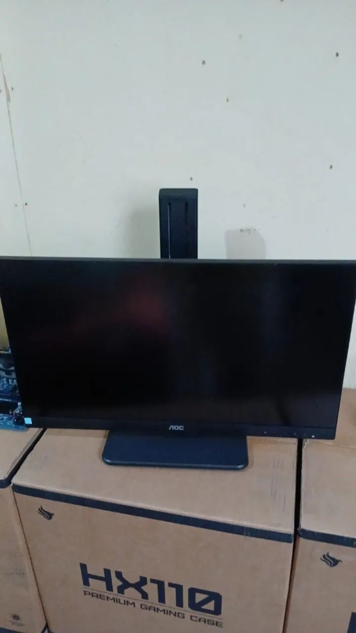 MONITOR aoc 22 polegadas 75hz aceito cartão - Foto 5