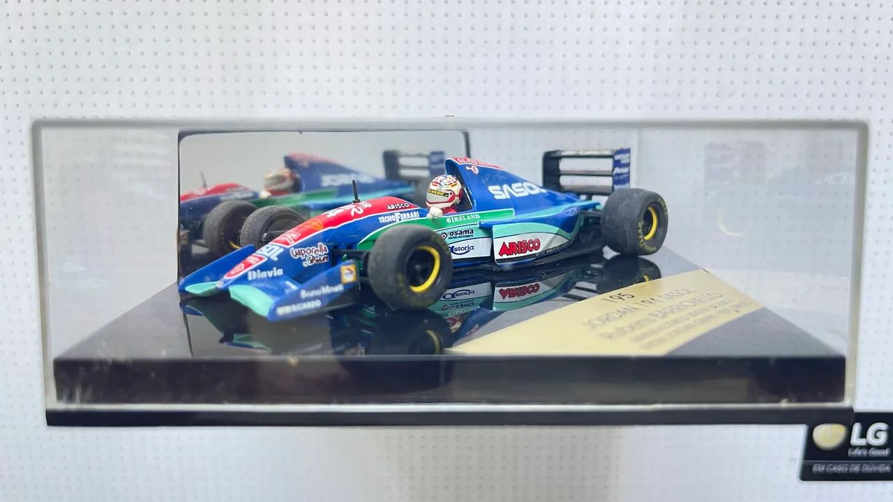 Carrinho Miniatura Ônix Barrichello Jordan 194 Sassol 1994 - Foto 3