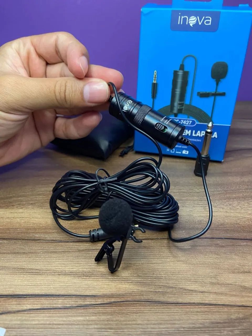MICROFONE EM LAPELA MIC-7427 INOVA - Foto 3