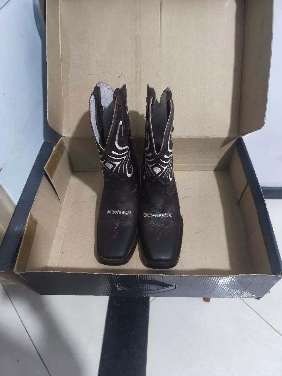 Bota em Couro Texana - Foto 3