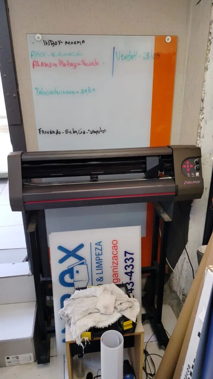 Plotter de recorte Ioline e Nagano com marcador laser - Foto 2