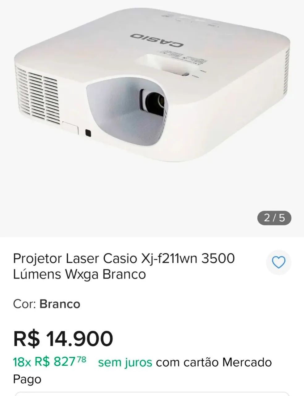 Projetor casio a laser o mais top - Foto 3