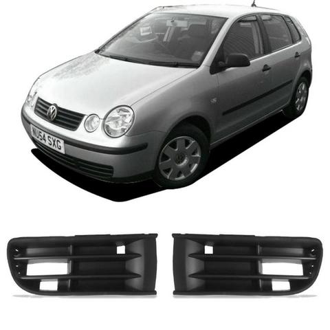 Grade Sem Furo Farol Milha Parachoque Dianteiro p/ VW Polo a partir 2003 a 2006