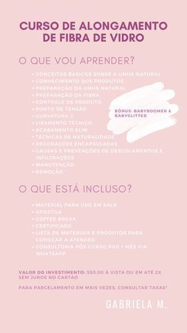 Promoção Curso de alongamento de unhas de fibra de vidro - Foto 3