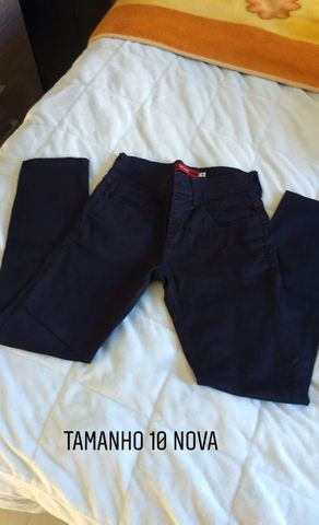 Calças jeans infantil menino TAM 6,8 e 10. Preço acessível - Foto 4