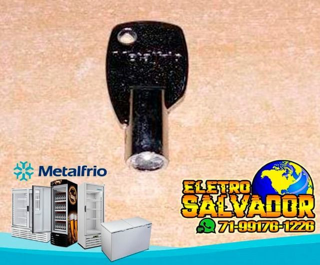 Chave P/ Freezer Horizontal Metalfrio Da550 Da420 Da302 Nova e Original
