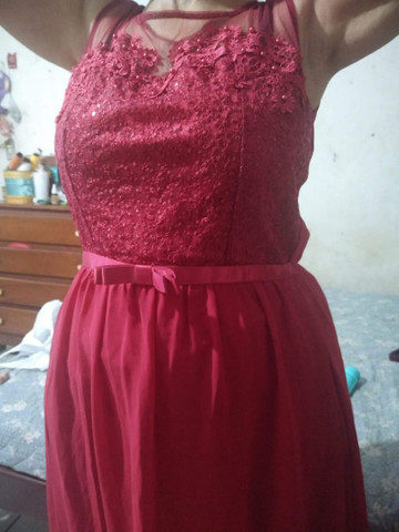 olx vestido vermelho