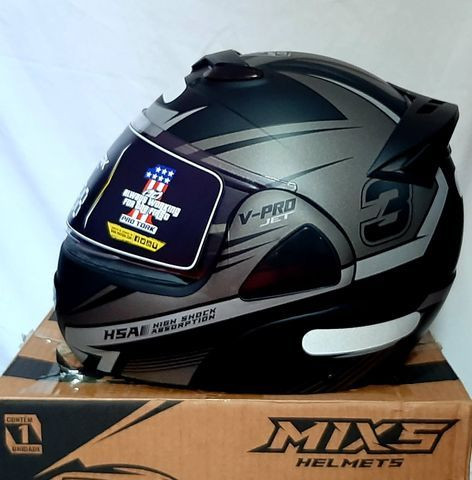 Brinquedos Capacete Moto Articulado com Naringueira Escamoteável Robocop Protork Jogos - Foto 4