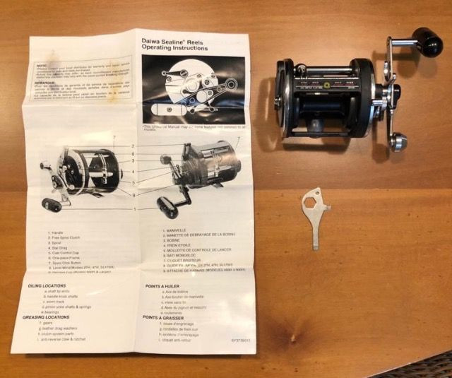 Carretilha Daiwa Sealine 27 SH Nova na Caixa - Foto 4