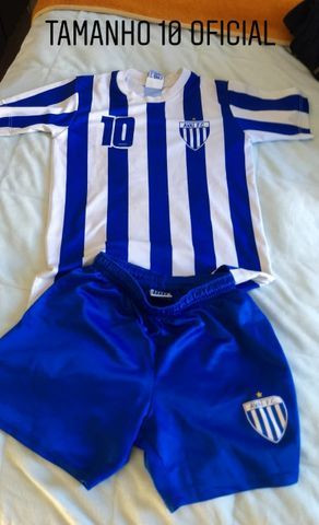 Bermuda e camiseta AVAÍ infantil TAM 10. Preço acessível