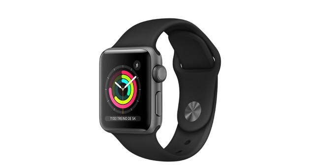 Apple Watch Aluminio Series 3 42mm Gps Cinza Espacial - Celulares
