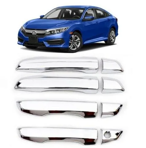 Aplique cromados p/ Carros Honda - Civic City Fit HR-V CR-V WR-V Etc..