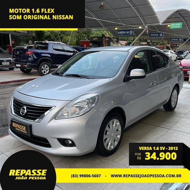 NISSAN VERSA 2011/2012 1.6 16V FLEX SV 4P MANUAL