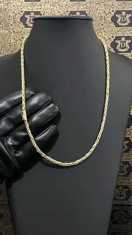 Corrente Elo Palmeira em Ouro 18K - Liquidando!!!! - Foto 4