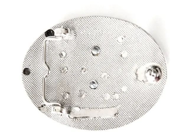 Fivela Cowboy Country Nossa Senhora Aparecida Prateada - Foto 3