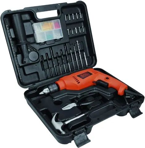Furadeira De Impacto B&d 550w Variável 3/8 C/maleta Hd455k1