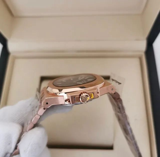 Relógio Patek Philippe Nautilus Rose Automatico  - Foto 3