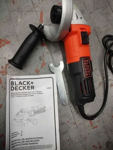 Esmerilhadeira  profissional  650 Black Decker 