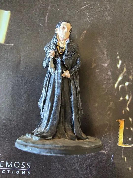 Miniatura Língua de Cobra 12 Senhor dos Aneis Eaglemoss com revista - Foto 2