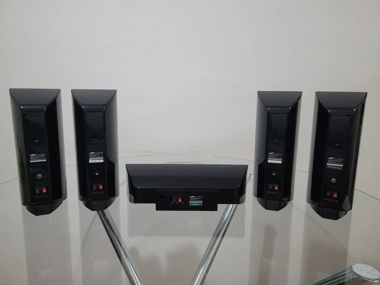 Set of 5 Original Samsung Bookshelf Speakers, 3-Way 120W64522266349697123