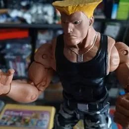  street fighter guile tamanho 18 cm